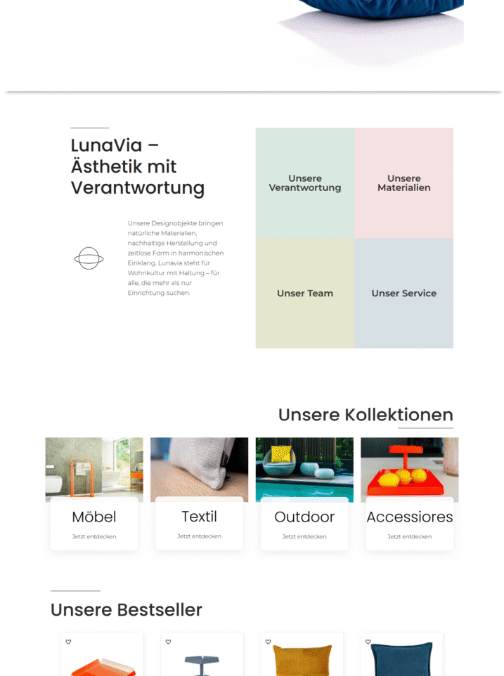 LunaVia _ Kissen, Accessoires & Möbel in zeitlosem Design